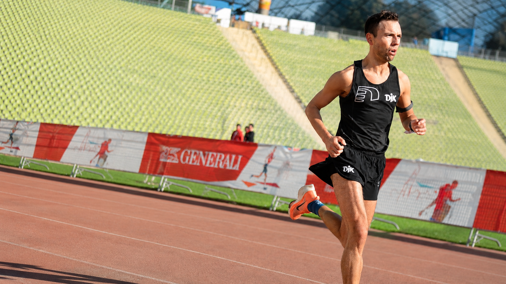 Runner im Stadion